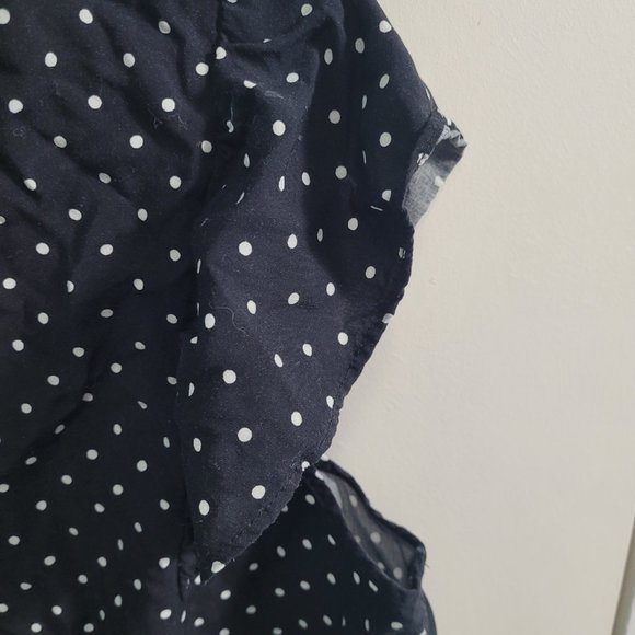 XL Old Navy Black Polka Dot Tank - Picture 4 of 8